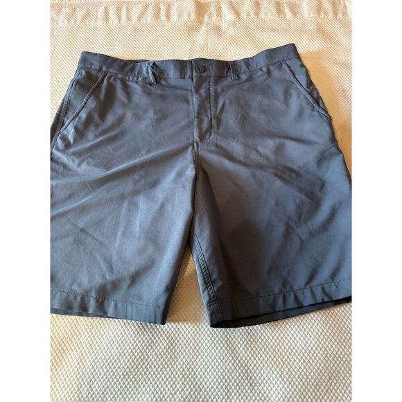 Johnnie O Golf Shorts Men’s Size 36 Gray Performance 9” Inseam Active Outdoors - Picture 1 of 5